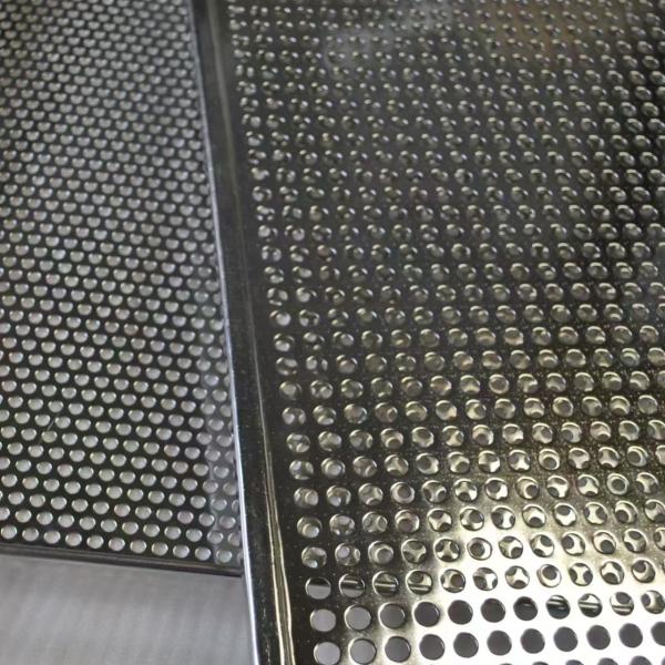 304 Rust Free Stainless Steel Metal Perforated Baking Tray Mesh With Customized