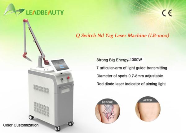 Buy cheap Professional Q Switch Laser Tattoo Removal Machine Water Cooling System from wholesalers
