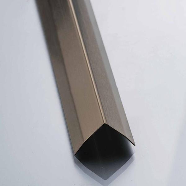 Buy cheap Stainless Steel Black Trim Strip 201 304 316 mirror hairline brushed finish from wholesalers