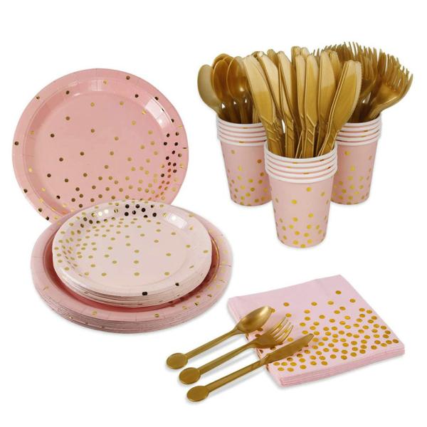 Buy cheap Christmas Pink Napkins Disposable Paper Tableware For Parties from wholesalers