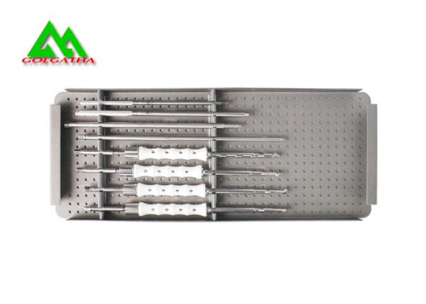 Internal Fixation Spinal Fix Surgical Instrument Kit Titanium / Stainless Steel