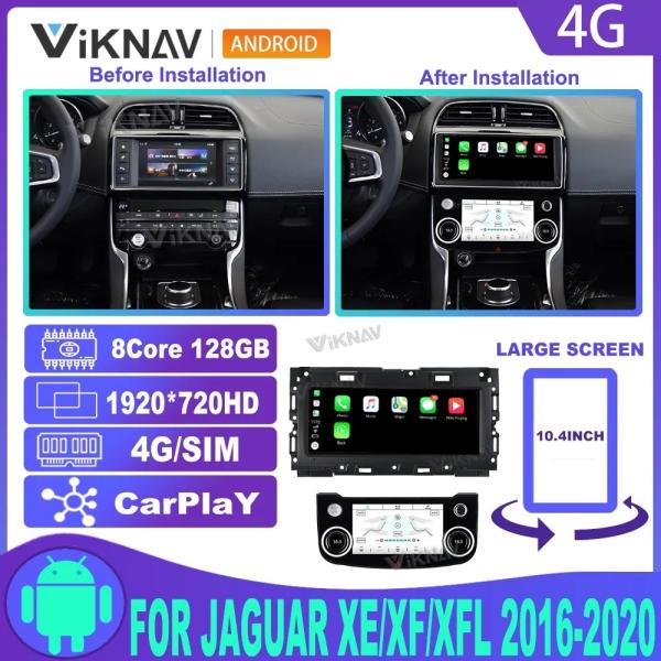 Buy cheap 10.25 Inch Touch Screen Car radio For 2016-2020 Jaguar XFL XE XF Navigation GPS Multimedia Player Wireless Carplay 4G from wholesalers