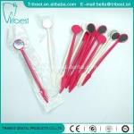 Plastic Disposable Dental Mirror With Spatula
