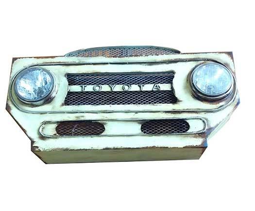 Buy cheap Industrial Upcycle Resin Vintage Blue Car Model Front Wall Light Polystyrene from wholesalers