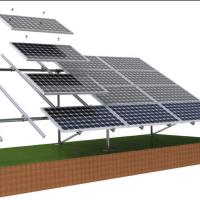 Wholesale Customized solar panel ground mounting bracket system from china suppliers