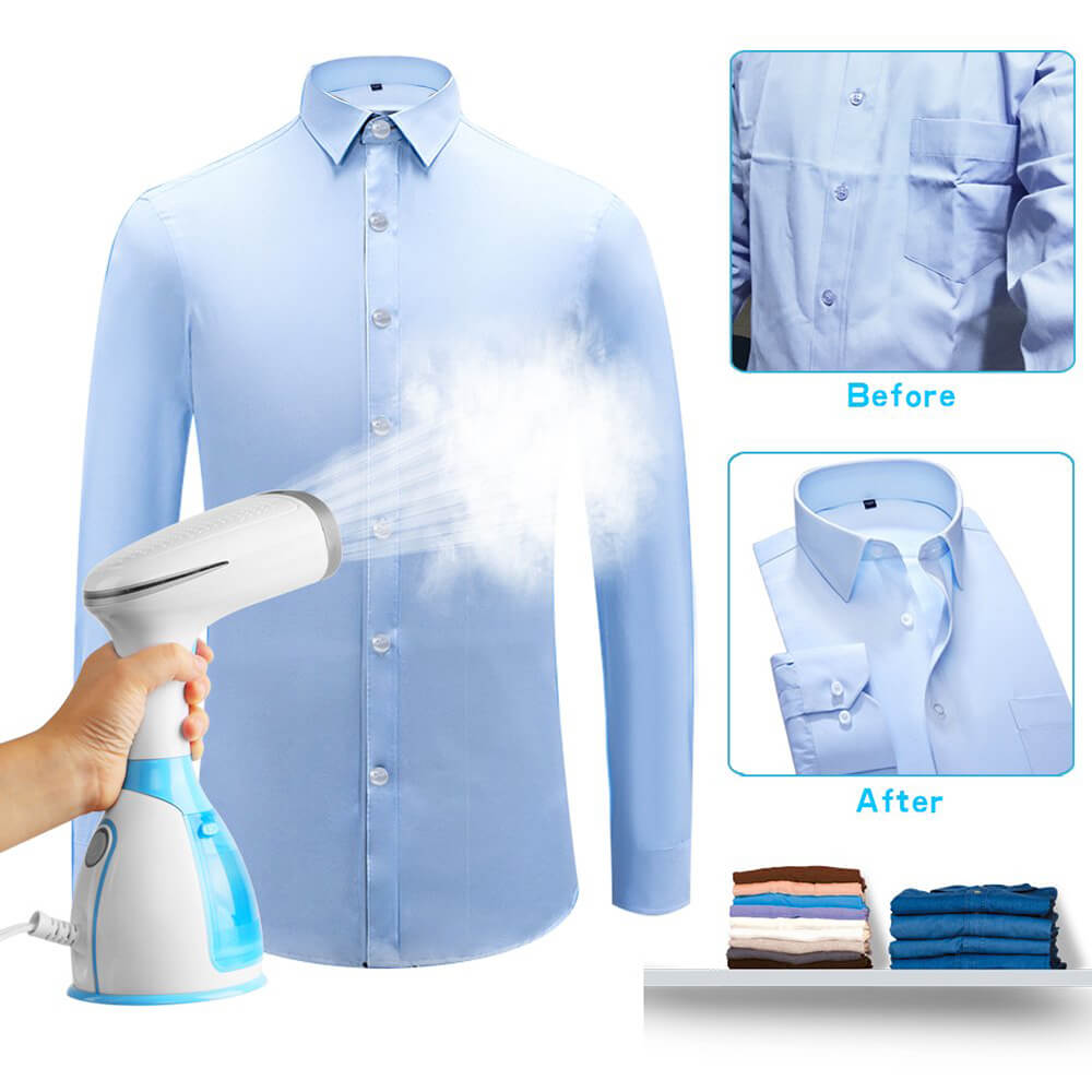 Home 1500W Garment Steamer with Strong Steam and Compact Gift Box Dimension