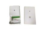 Outdoor 8 Core FTTH Fiber Optic Distribution Box 1 In 8 Out PC ABS White Color