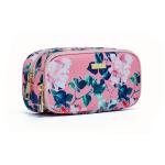 Wholesale Custom Vintage Floral Printed Waterproof Wash Cosmetic Bag
