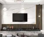 WaterProof Soundproof Fluted PS Wall Panels Easy Installation Wood Plastic