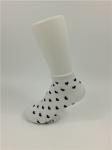 Odor Resistant Black Cotton Socks For Kids , Unisex OEM Service Boys White