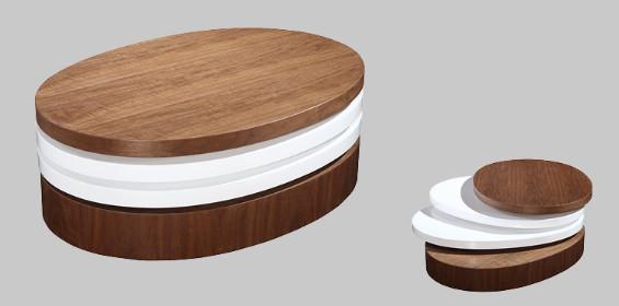 Buy cheap Modern living room oval coffee table from wholesalers