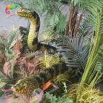 Life Size Animals Simulated Animatronic Snakes In Animal Exhibitions