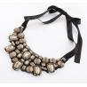 Buy cheap Black Strap Dance Costume Accessories Sparkle Rhinestone Statement Necklace from wholesalers