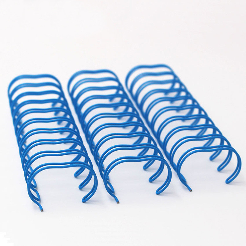 Nylon Coating Double Wire Binding , Steel Spools Hardback Wire Binding