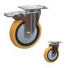 Buy cheap 125mm PP Swivel Plate Stainless Steel Caster Wheels from wholesalers