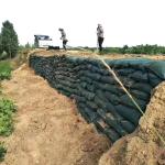 Polypropylene Geobag for Slope Protection and River Regulation on Barren