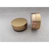 Buy cheap AS Gold Color Plastic Cosmetic Jars Cylindrical Shape Customized 100G from wholesalers
