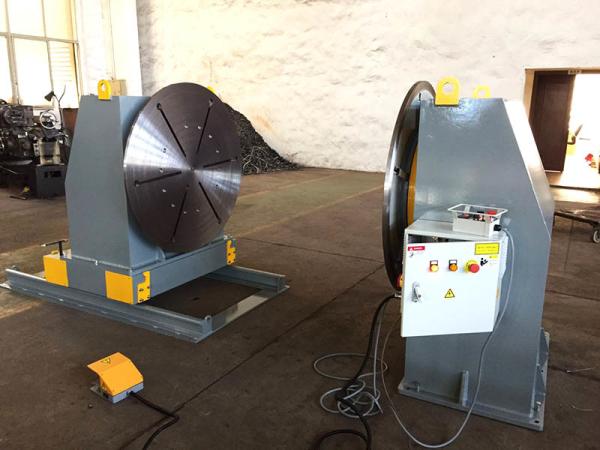 Buy cheap Head / Tail Stock Pipe Welding Positioners , Welding Turn Table from wholesalers