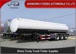 Transport chemical liquids Fuel Tanker Semi Trailer 45000 Liters 6 cabins