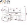 Buy cheap Villa Kitchen Granite Top Cupboard with Beveled Edge Countertop and E0 Grade Material from wholesalers