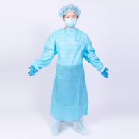 Buy cheap SPS PE Film Non Sterile Adult Disposable Surgical Gown product