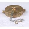 Buy cheap Instanteneous / Storz / NST Brass Fire Hose Blanking Cap With Chain from wholesalers