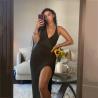 Buy cheap Small Business Fashion V - Neck Backless Strap See Through Crochet Beach Sling Dress from wholesalers
