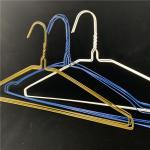 Customized Cloth Hanger Steel , 40.5cm Electrostatic Spraying Metal Coat Hangers