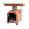 Buy cheap Outdoor Corten Steel BBQ Fire Grill Charcoal Smoker With Circle Plancha Grill Plate from wholesalers