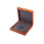 Custom Embossing Logo Luxury Wood Jewelry Box Packaging For Bracelet Necklace