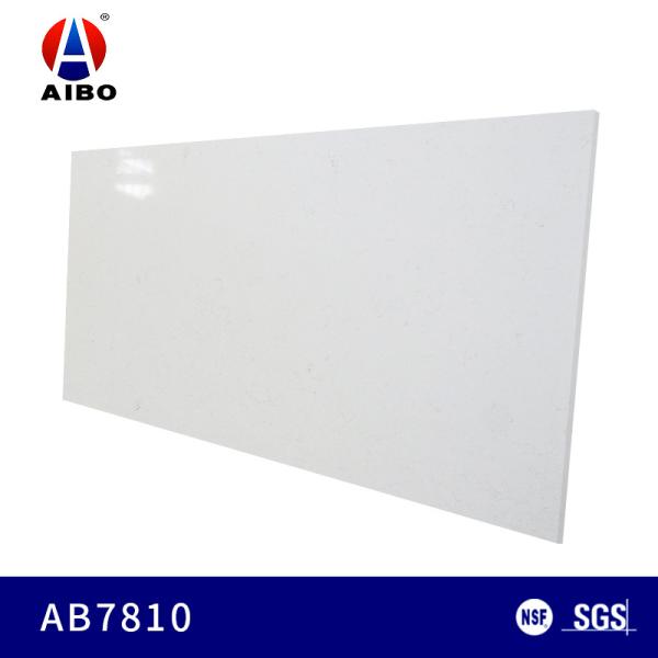 Buy cheap 7.5Mohs White Carrara Quartz Stone For Living Room Floor Tiles from wholesalers