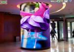 Indoor 360 Degree Cylinder LED Display Outdoor Column Curve Screen Advertising