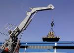 Pedestal Hydraulic Knuckle Boom Slewing Crane Ship Deck Equipment