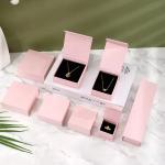 Book Shape Magnetic Custom Jewelry Box Packaging With Logo And Foam Insert