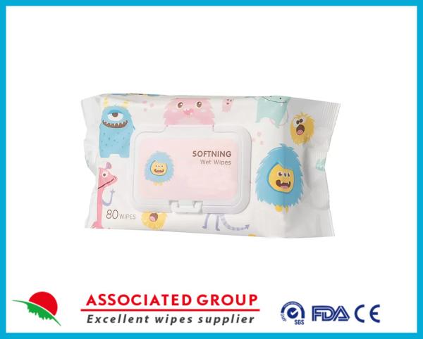 Natural Non Irritating Fragrance Free Water Baby Wipes Unscented For Baby