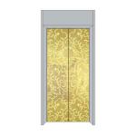 304 410S Elevator Stainless Steel Sheet Plate Etching Mirror PVD Gold Coated