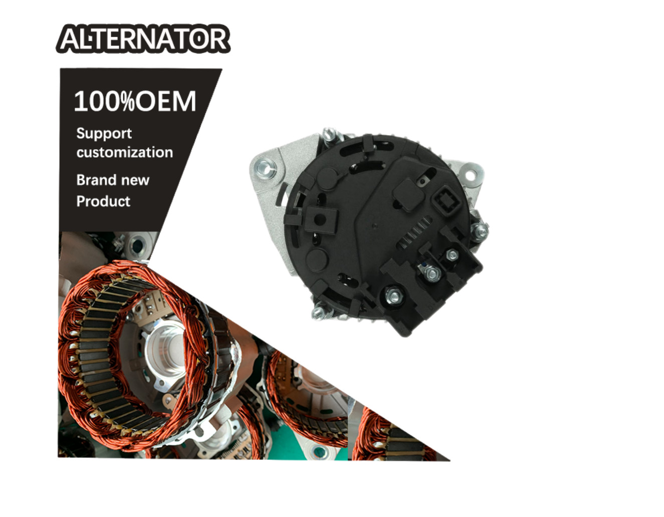 Alternador 12V 100A 11203205,11.203.205, 0986044761 AAK5396,IA1134 AMR4248, AMR4248A, AMR4248E, AMR5425, AMR5425E,