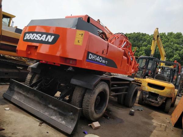 Buy cheap Used Doosan Wheel Excavator 0.6m3 Bucket Capacity 2010 Year For Construction Works from wholesalers