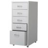 Buy cheap Kd Five Drawers Steel Storage Cabinet Under Office Desk from wholesalers