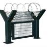 Buy cheap V Shape Top Airport Security Fencing 50*100mm Hole Highway Fence from wholesalers