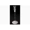 Buy cheap Transparent PS Plastic Price Tag Holder Clip , POP Clip with Round Base 15*9cm from wholesalers