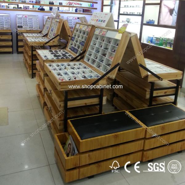 Buy cheap sunglasses display shelving/cabinet glasses display stand,fm store fixture from wholesalers