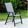 Buy cheap Outdoor Cafe Garden Balcony Patio Beach Metal Iron Folding Armchair with Mail Packing from wholesalers