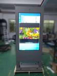 Ultra Slim 4K FHD Outdoor Touch Screen Kiosk Floor Standing 65 Inch LCD Display