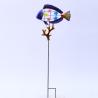 Buy cheap OEM Metal Yard Ornaments Multicolor Animal Garden Figurines Hollow Out Fish from wholesalers