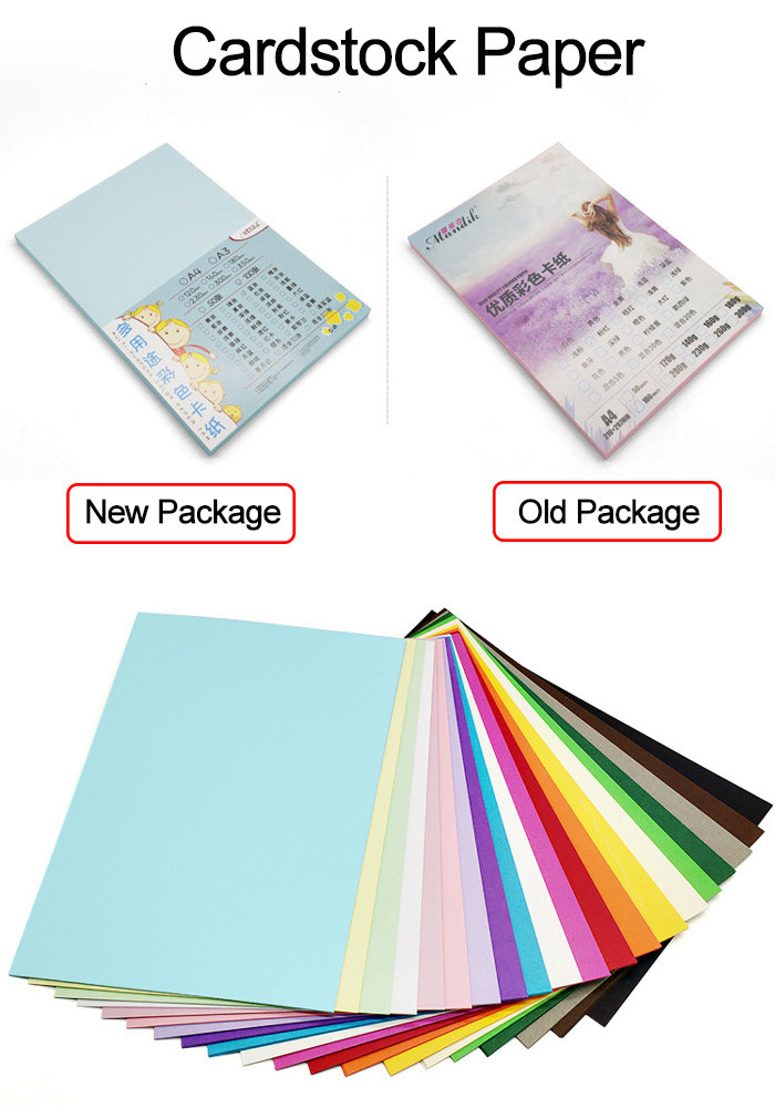 230gsm Multicolor Kids Craft Colored Cardstock Paper