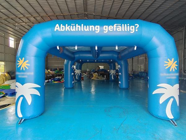 Buy cheap Wind Resistance Inflatable Misting Tent Outdoor Events Cooling Misting Stations Portable With Water Jet Pressure Pump from wholesalers