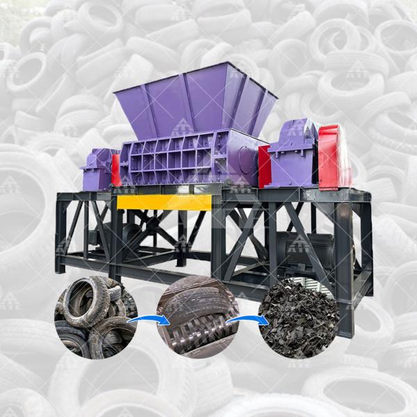 Buy cheap 2TPD-3TPD Waste Tire Shredder Recycling Scrap Tire Crusher Machine from wholesalers