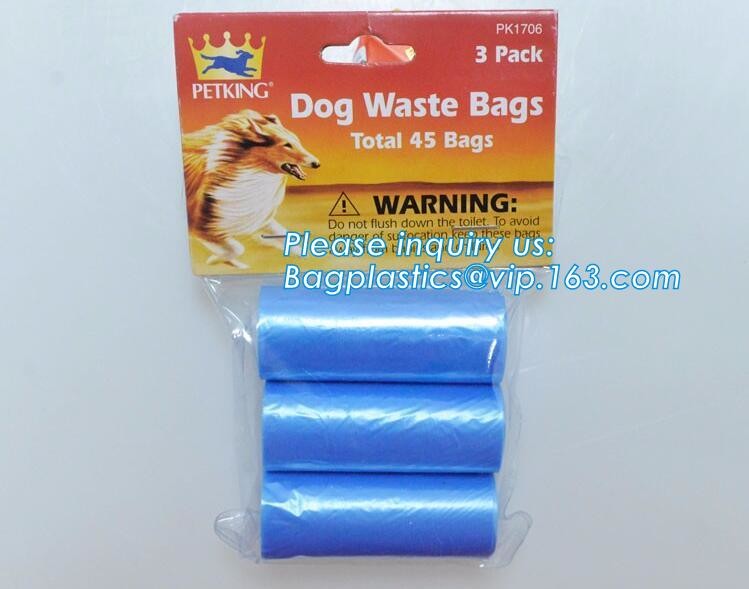Biodegradable Compostable Scented High Quality HDPE Plastic Baby Nappy Sacks Baby Diaper Bags with Tie Handles, bagease