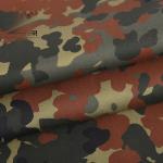 Military Camouflage Fabric Material Polyester Cotton Blend German Spotted Thick